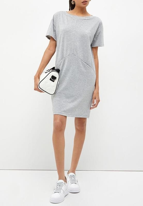 Women Liu Jo Dress Silver Knit 40 / L / 48