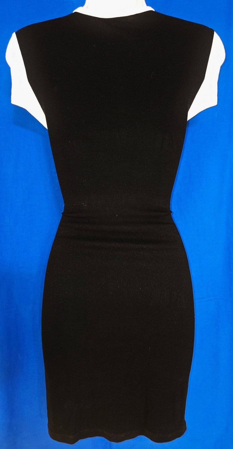 “RARE” BEBE SWAROVSKI CRYSTAL RHINESTONE LOGO BUTTON FRONT DRESS STRETCHY S NWOT