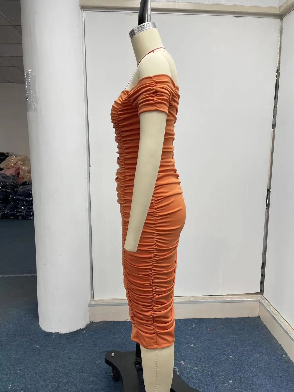 Solid Color Long Skirt, Elegant Temperament, Women’s Dress, One Shoulder Dress