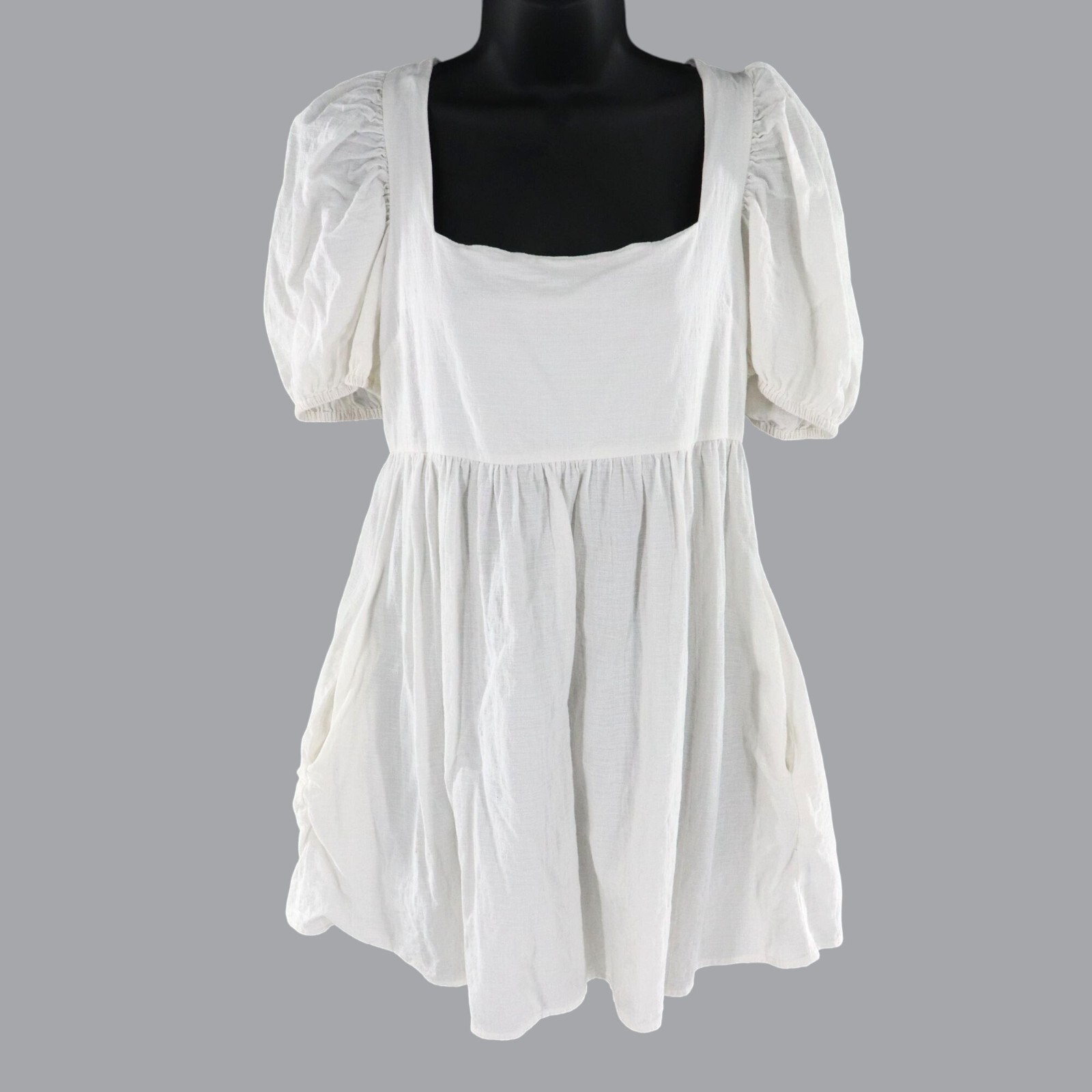 Altar’d State Dress Women S White Boho Cottagecore Soft Girl Minimalist Romantic