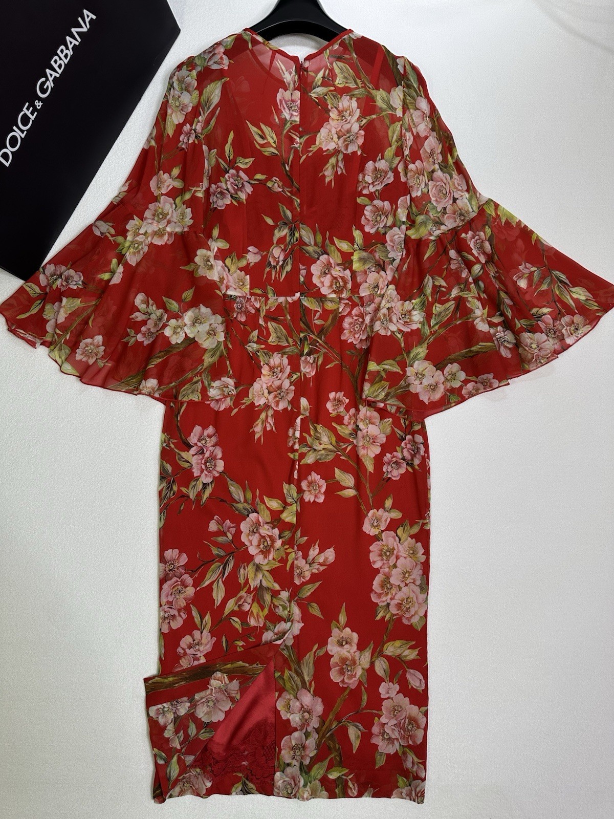 DOLCE & GABBANA dress £3500 worth IT size 38/INT XS/UK 6/US 2 NEW – SILK