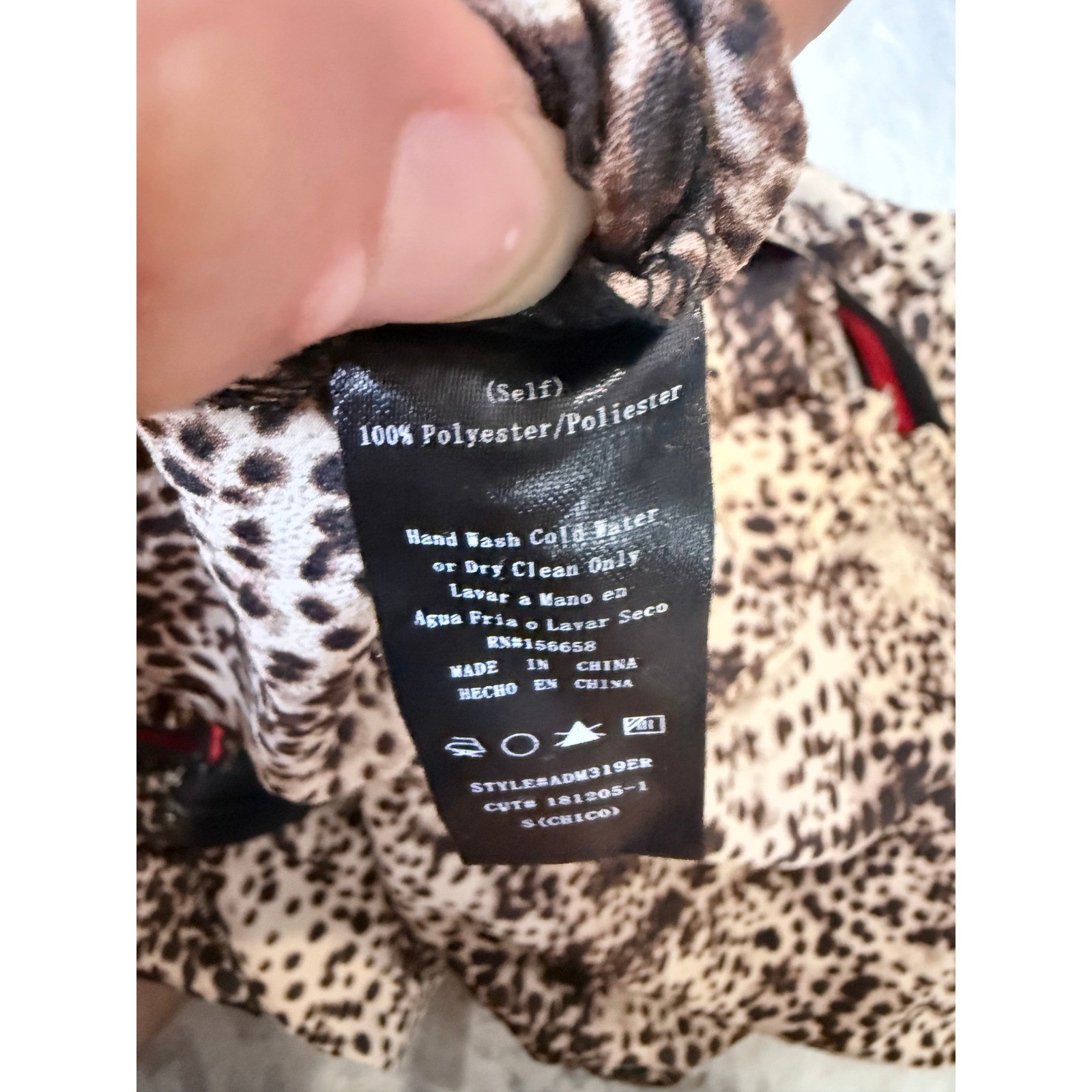 Symphony Leopard Print Maxi Dress Small NWT Animal Print Slit Gown