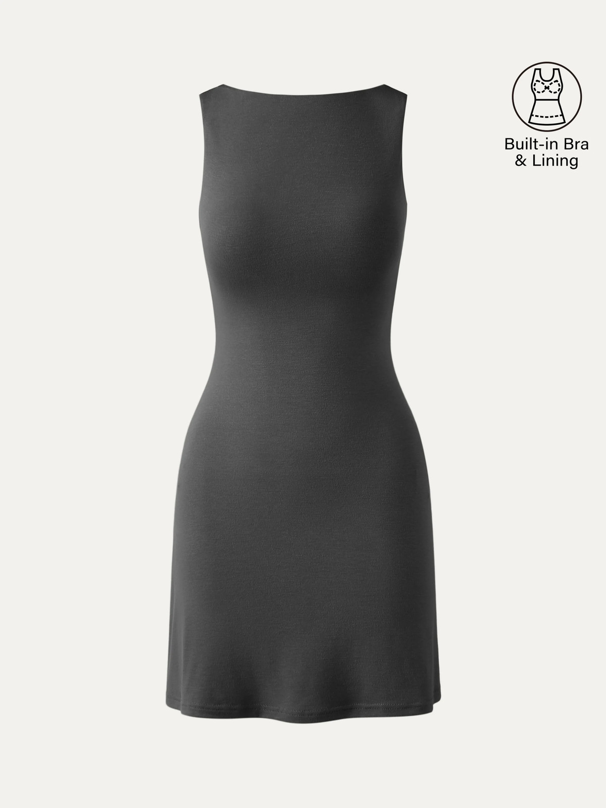 OGL Cooling Open Back Bandless Bra Mini Dress