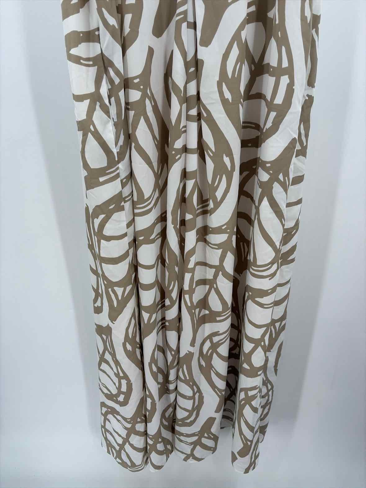 Pre-Owned Whit Two White Size Large Maxi Sleeveless Dress