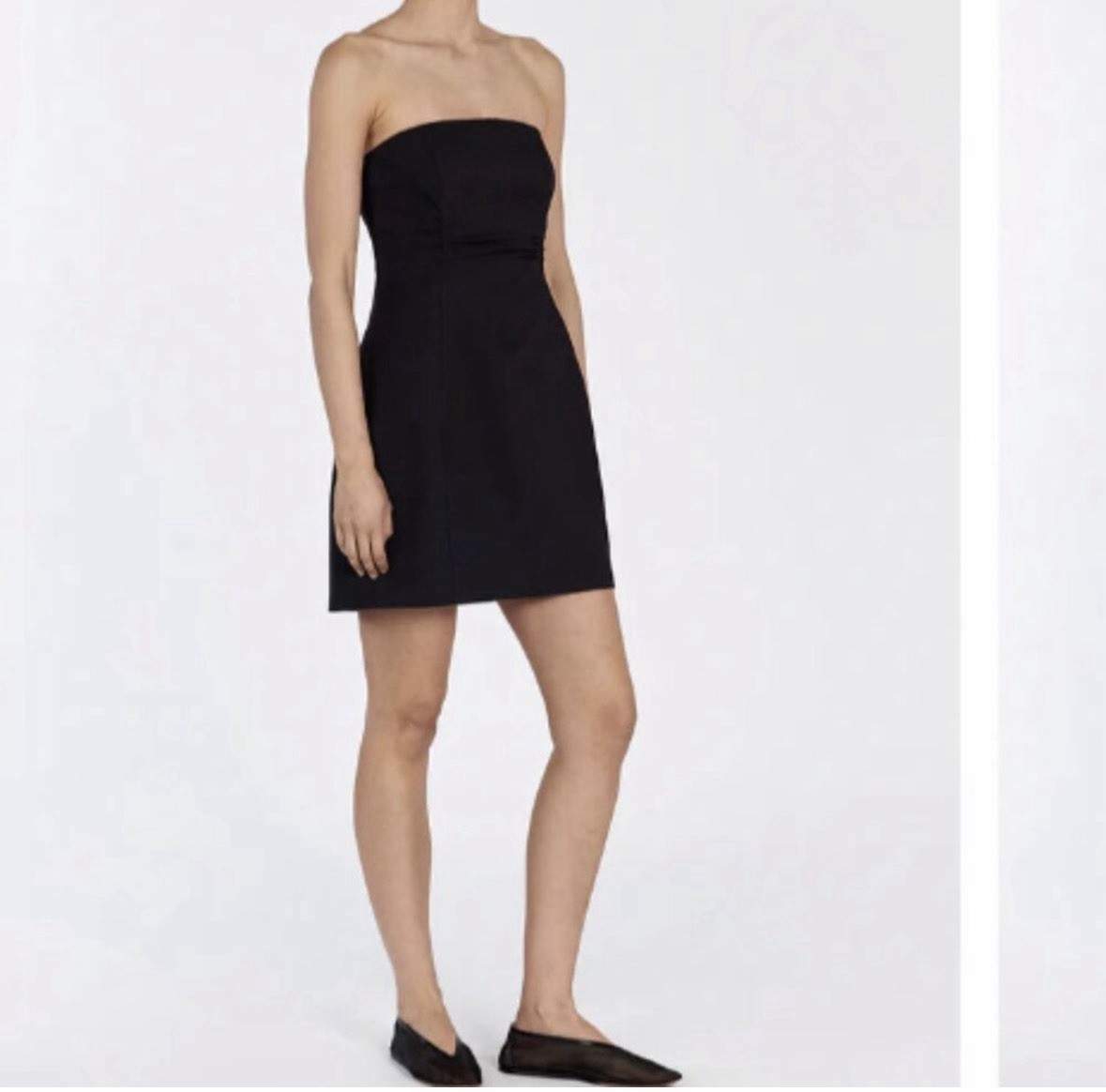 NEW DISSH Frances BLACK Strapless MINI DRESS US 6 EU 38 AU 10 Zip