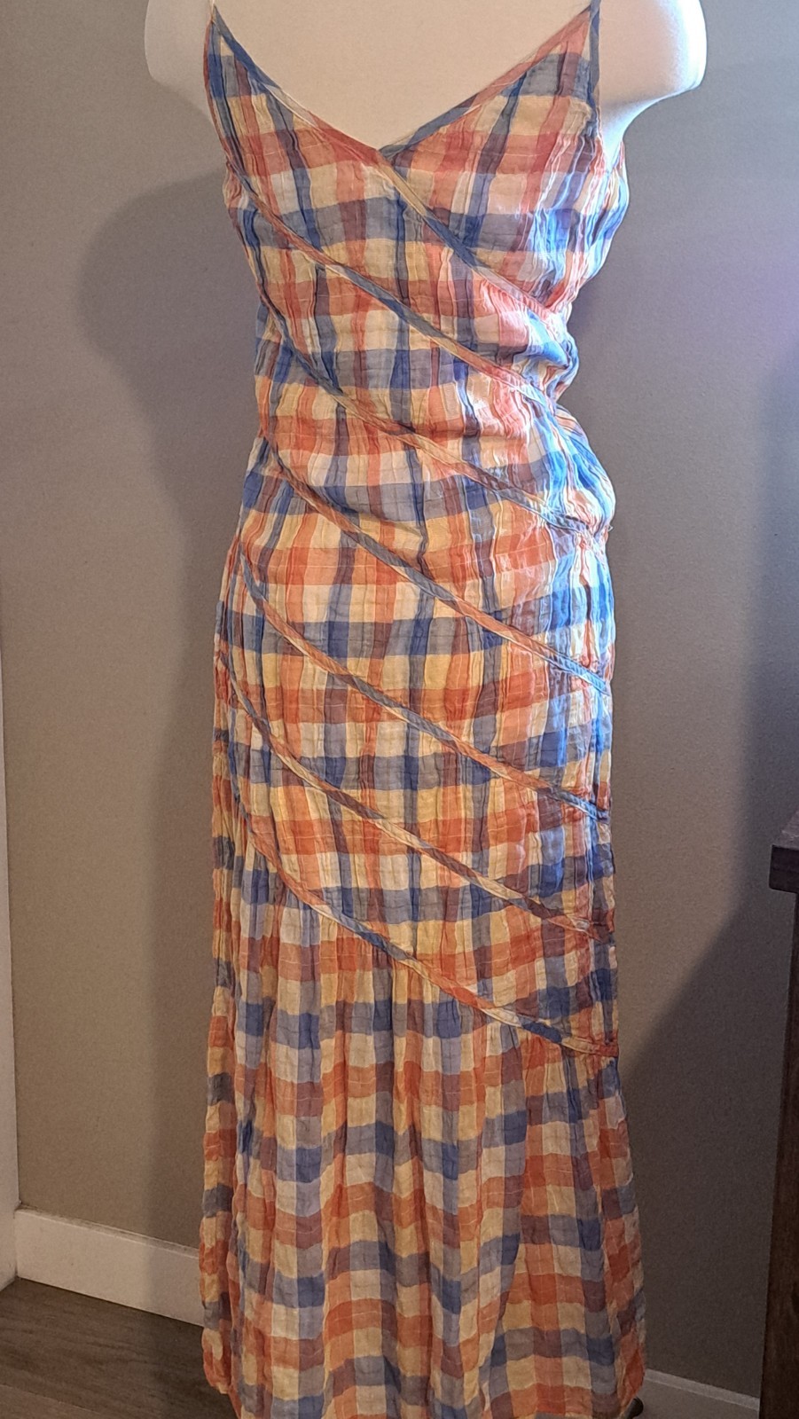 Rejina Pyo Designer RTR Gingham Dress British Size 6