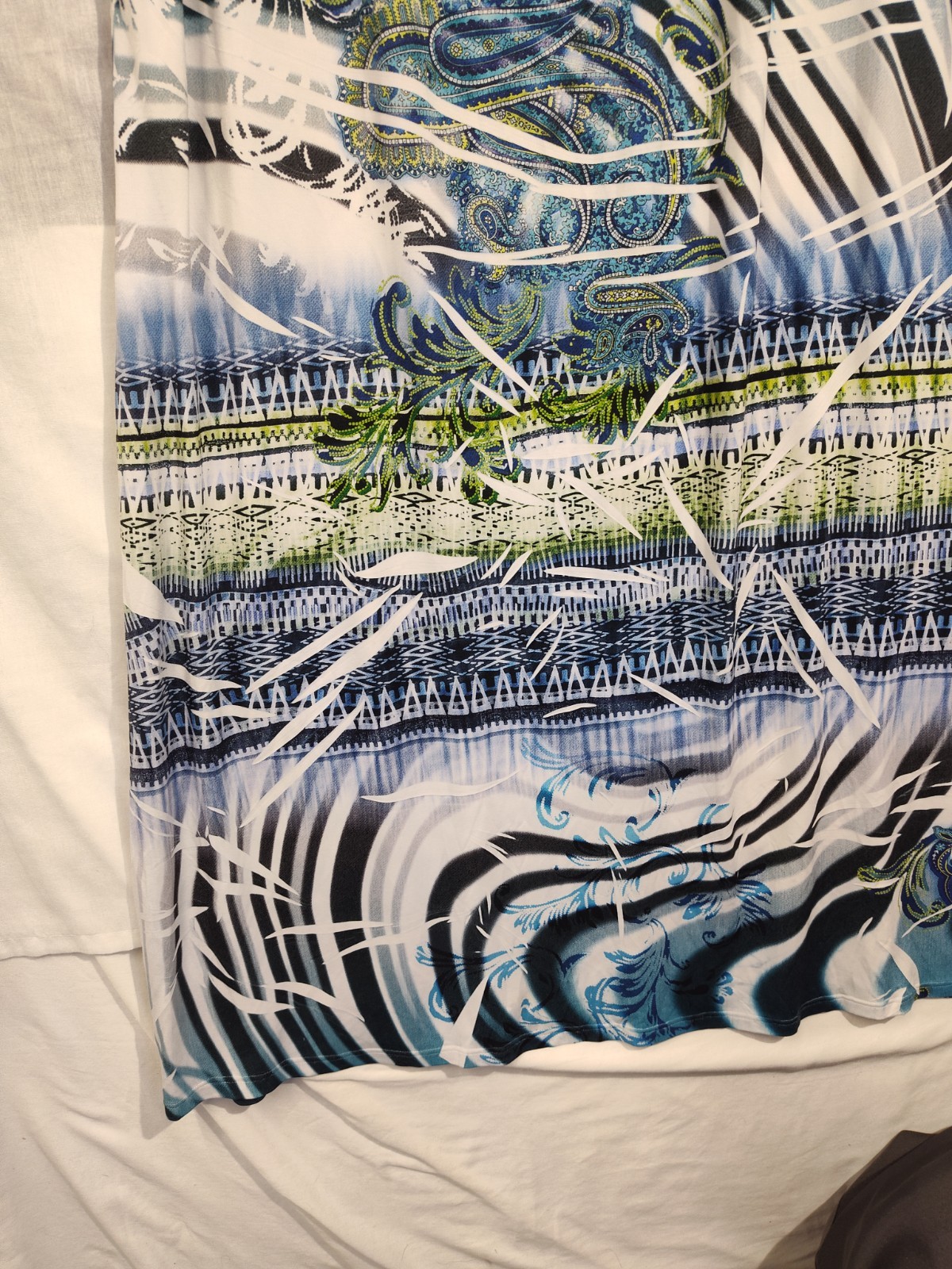 womens plus size dresses 18-20 Abstract Midi Stretch Short Sleeves Avenue