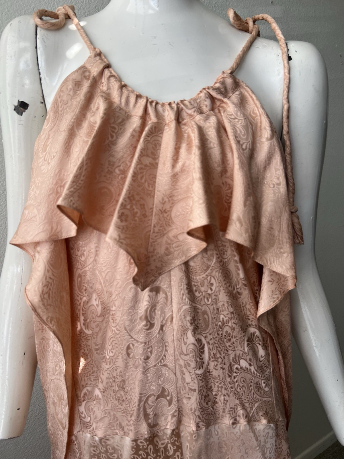 CHLOÉ 100% SILK JacquaRD Maxi dress – MADE IN FRANCE- 42