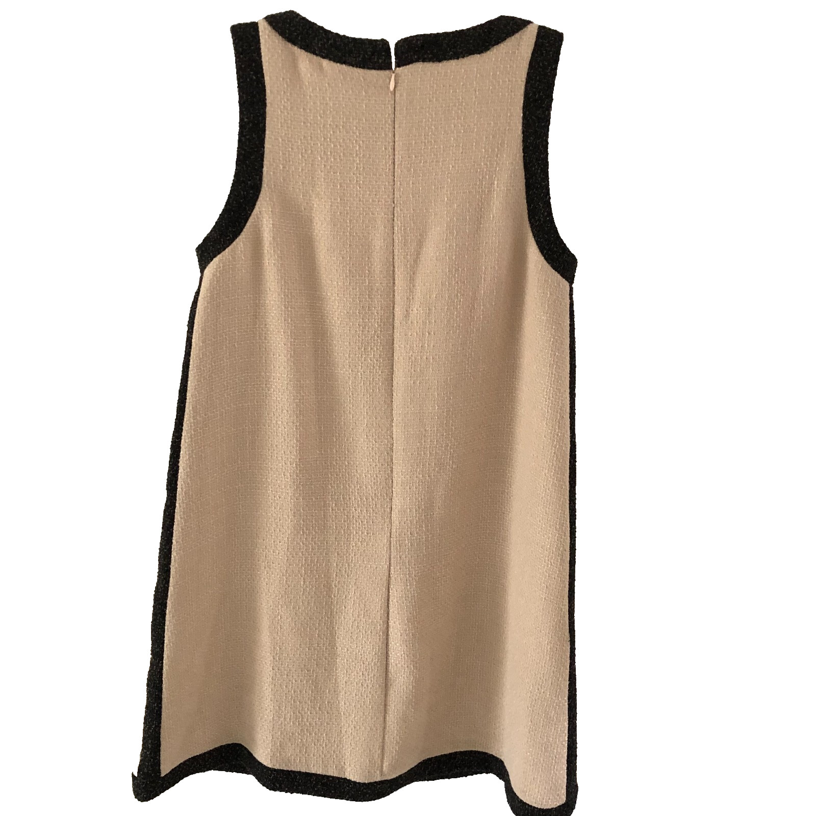 VICI Micah Women’s Shift Mini Dress Size S Cream Beige Sleeveless Casual Party