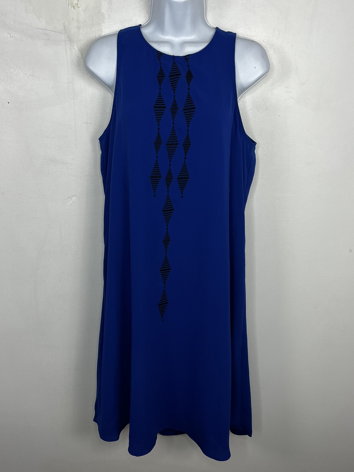 Apt 9 Womens Sheath Dress sz M Blue Minimalist City Chic Modern Workwear NEW