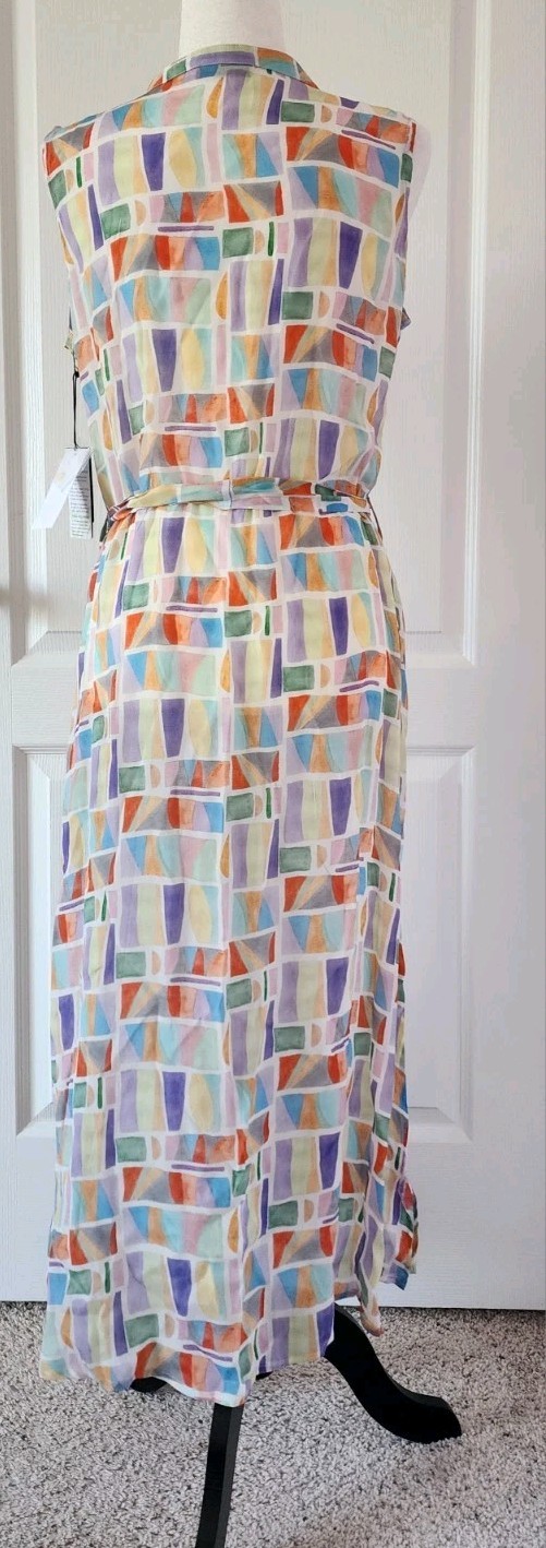 APNY Maxi Dress Sleeveless Button Down Size M NWT $124