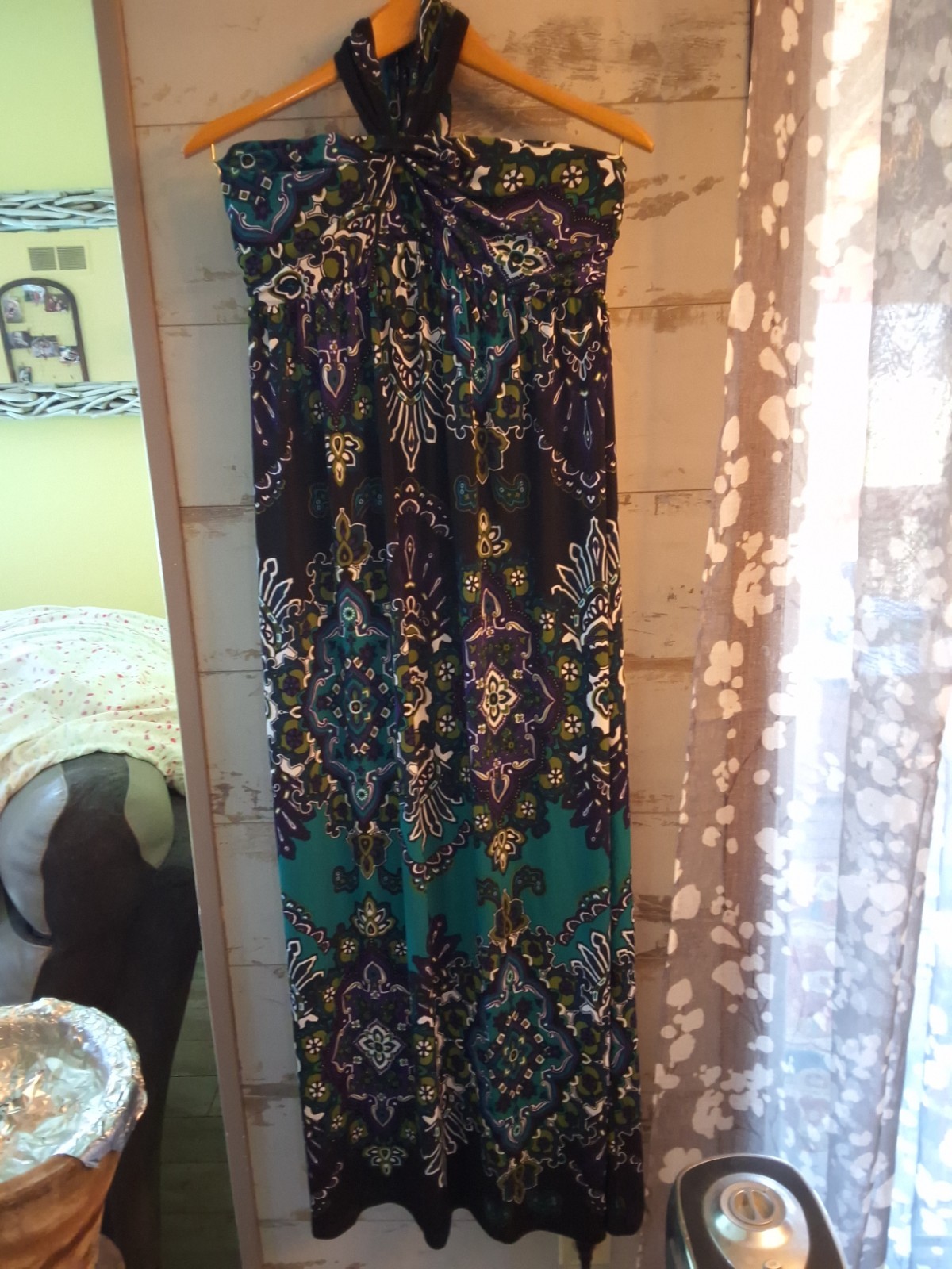 NWT–Apt 9 Gypsy Jade Style Medium Strapless Summer Long Dress