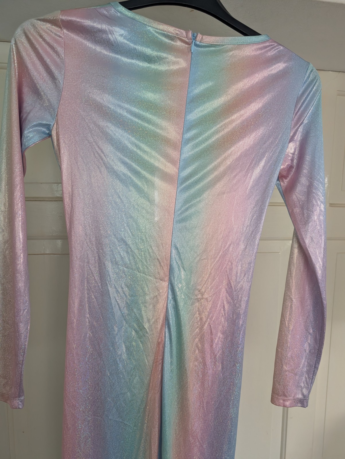 Miscreants long sparkly multicoloured dress size UK 8