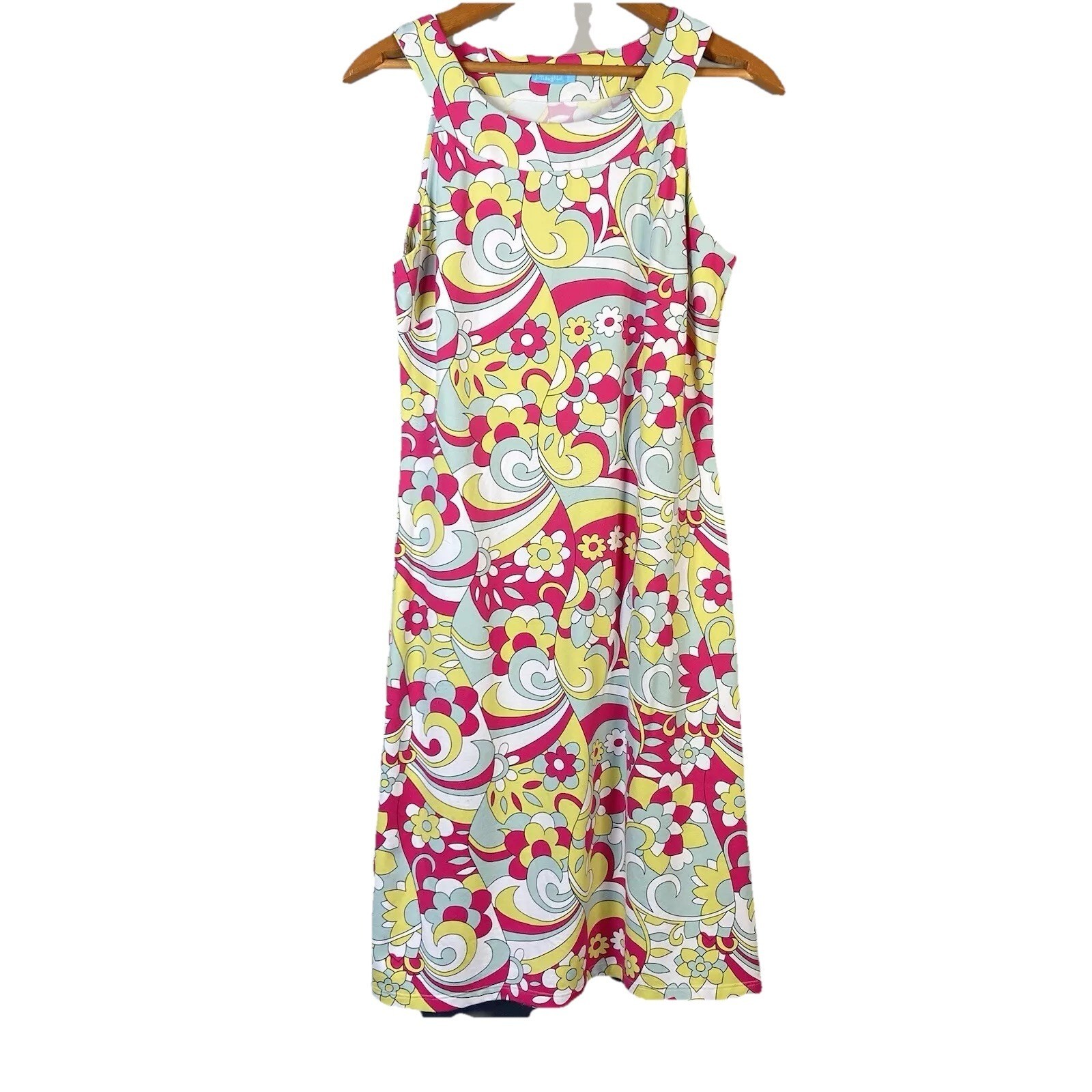 J.Mclaughlin Edie Dress Catalina Cloth Floral Mod Sheath Women’s S Retail $218