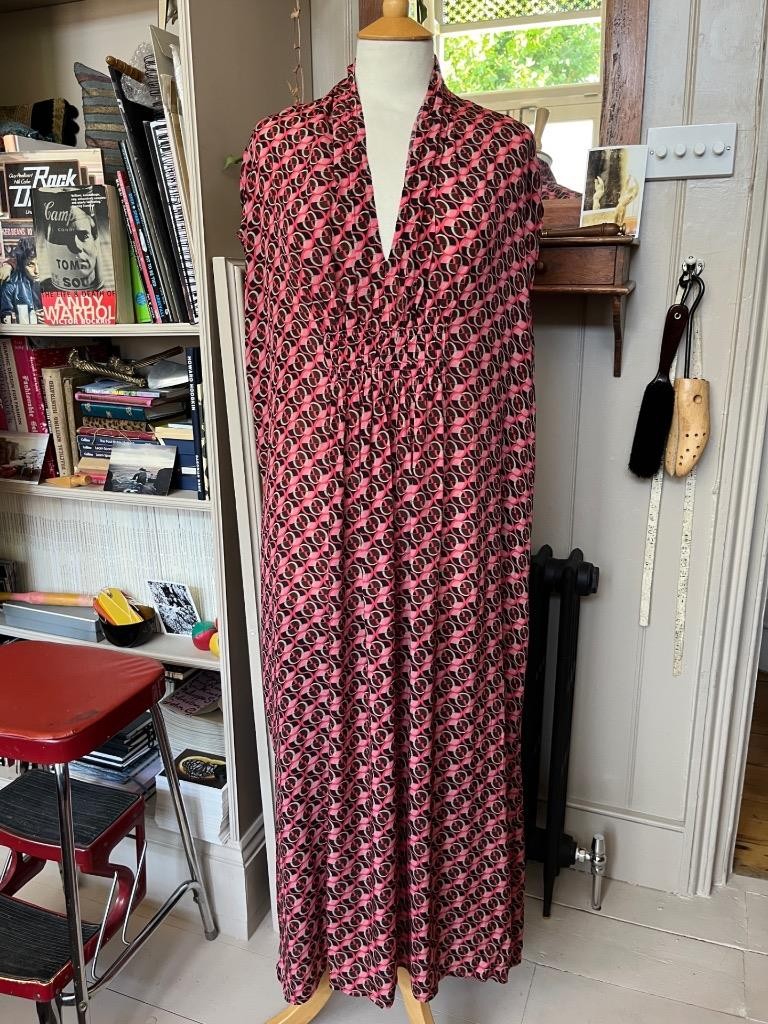 One Season Australia Loose Kaftan Style Tunic Dress Pool Beach Holiday Medium