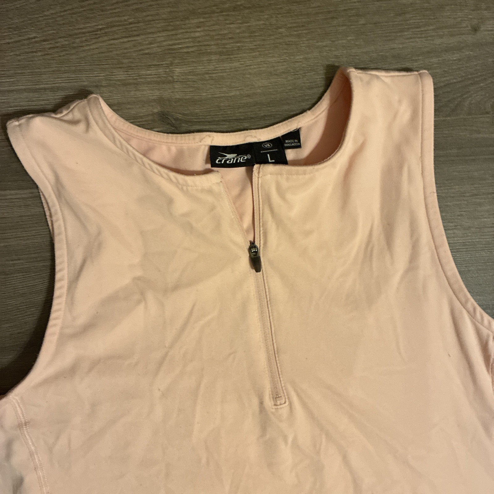 Crane Pink Sleeveless Athletic Performance Dress Skort Large Sporty Tennis