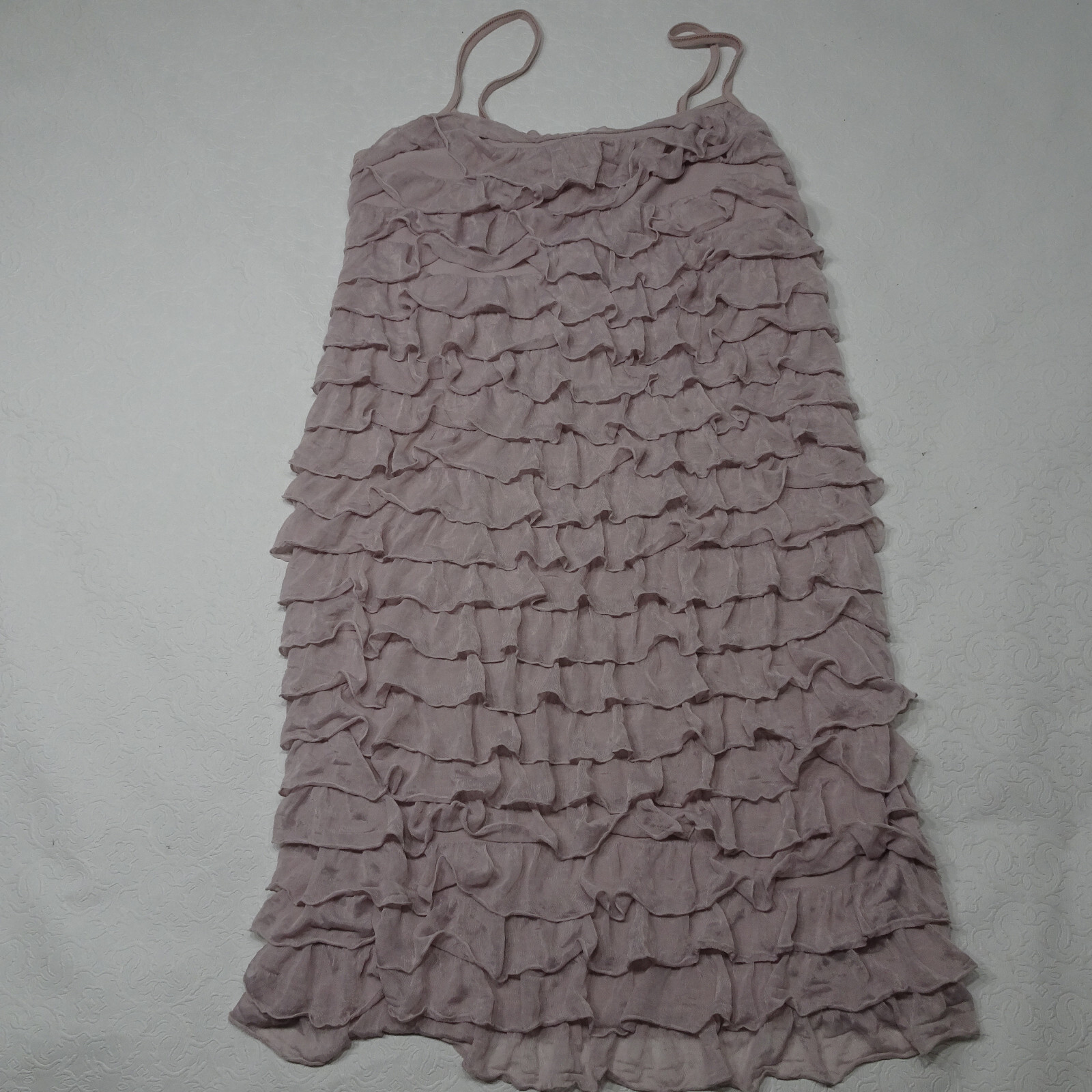 One Clothing Size M Ruffled Layers Spaghetti Straps Shift Short Dress