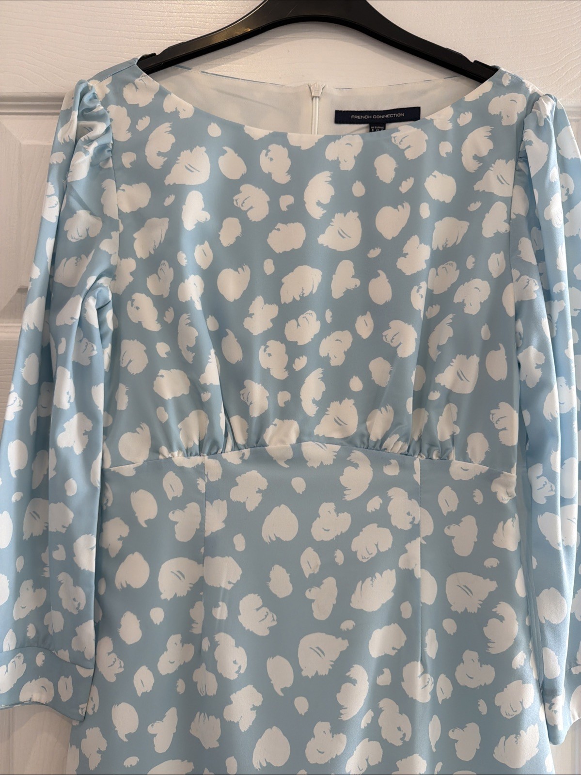French Connection Forget Me Not Aimee Courtney Fully Lined Cloud Dress Size 12