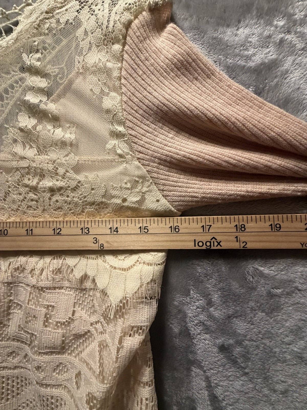 Scully Dress Womens S Beige Western Fringe Boho Crochet Lace Tunic Tribal Lined