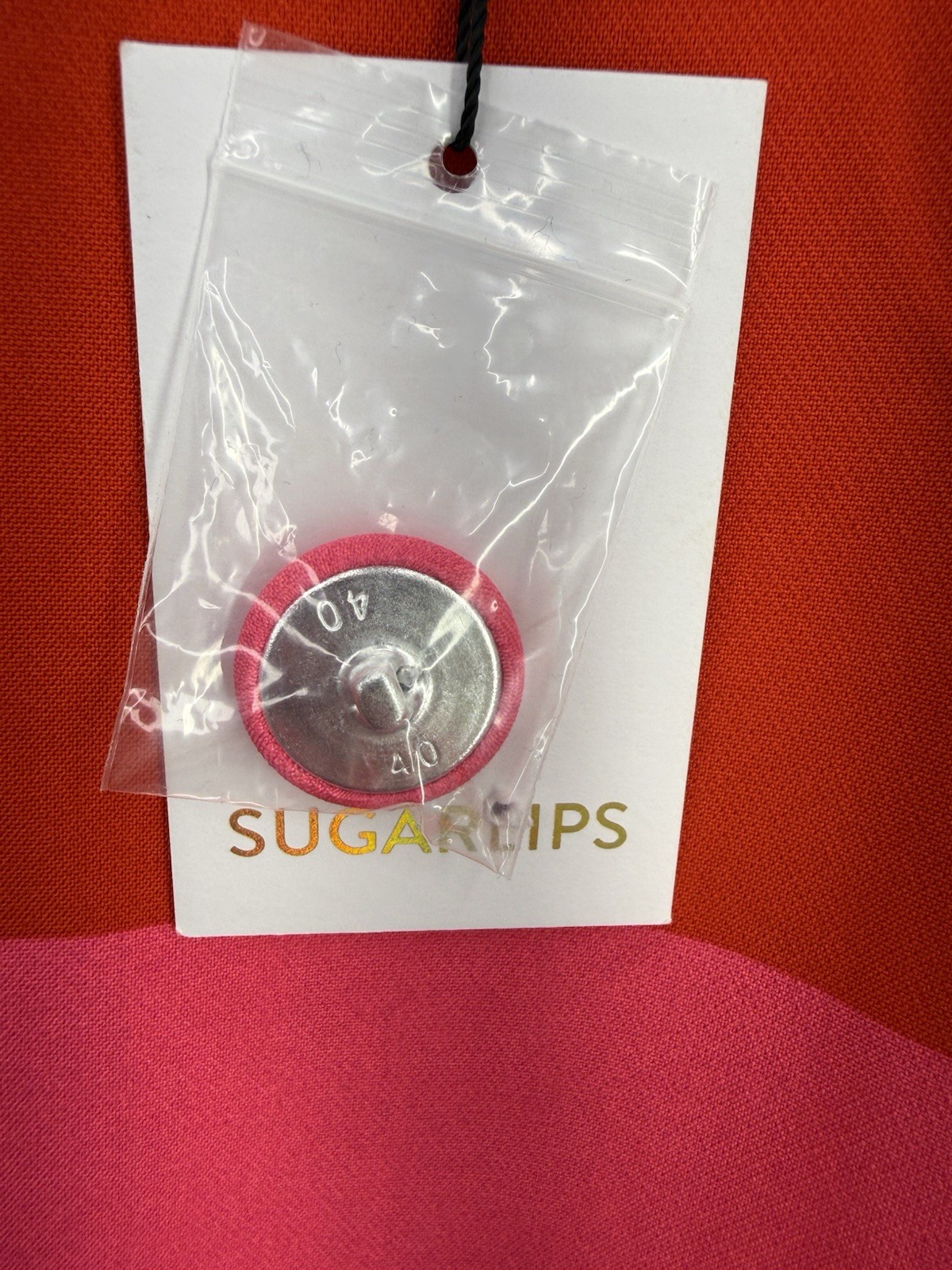 Sugarlips Lolli Stripe Lonna Shift Mini Dress Fuchsia Pink Red Size M