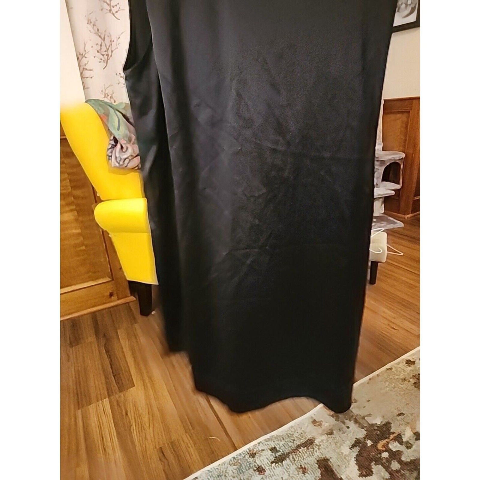 Helmut Lang A-line Mini Sleeveless Openback Cocktail Dress Sz 4 BLACK