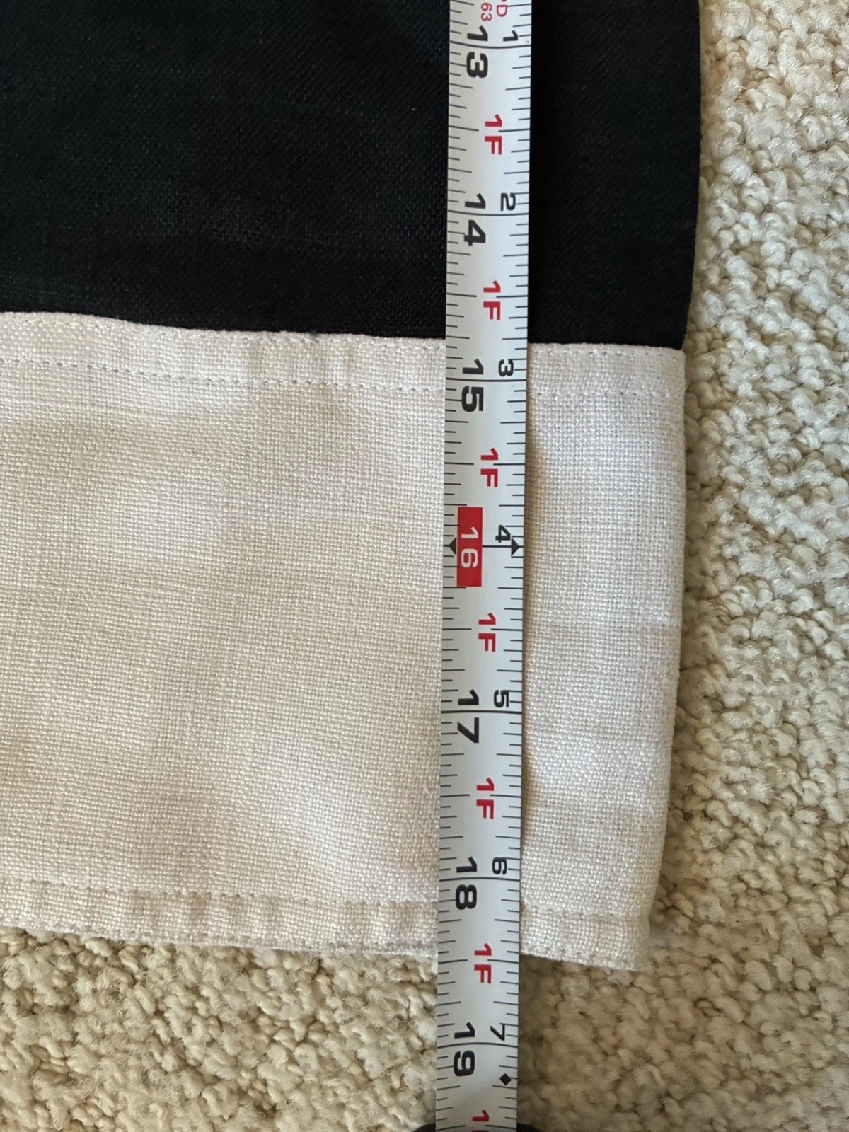 Michael Kors, Black And Ivory Short Linen Tunic Caftan Size 8