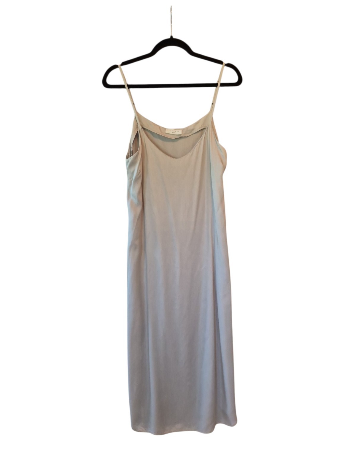 Neu Nomads Easy Slip Dress Medium Gray M Tencel Modal Eco Luxury Midi Sleeveless