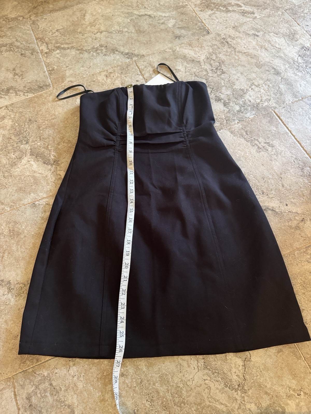 NEW DISSH Frances BLACK Strapless MINI DRESS US 6 EU 38 AU 10 Zip