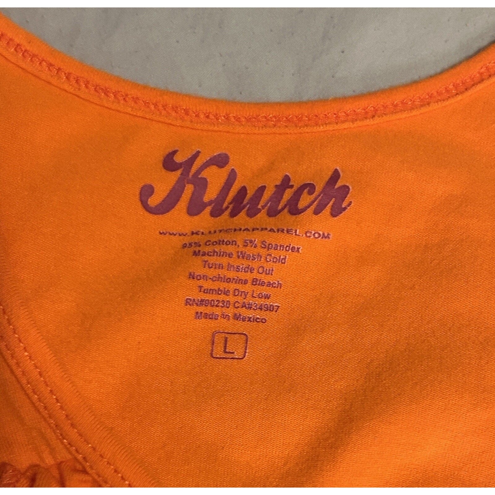 OSU Oklahoma State University Game Day Orange Dress Size Medium