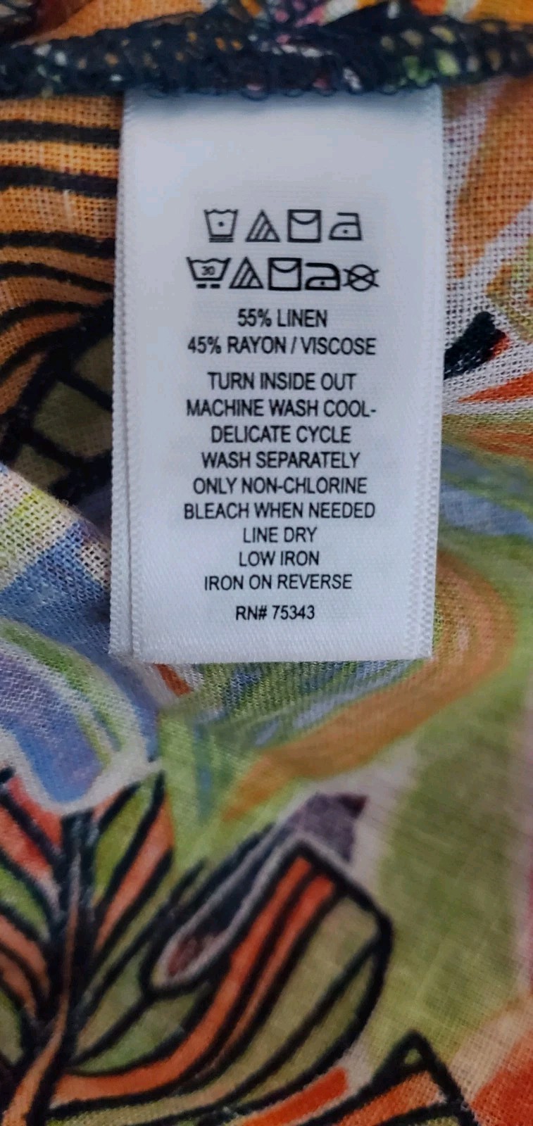 C&C California NWOT Linen Blend Tropical Short Sleeve Maxi Beachwear Dress M