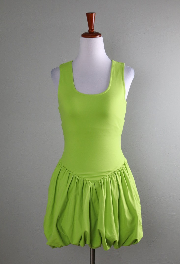 ANTHROPOLOGIE NWT $108 Daily Practice Stretch Bubble Athletic Dress Size Large