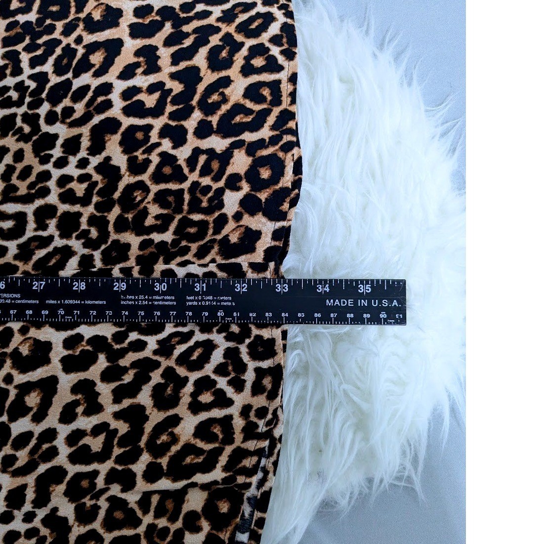Leopard Print a.na M Keyhole Shift Dress Long Bell Sleeve Brown Black