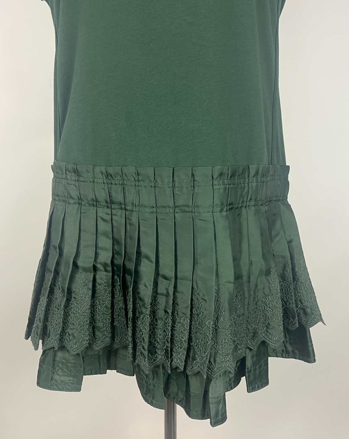 *NWT* DAILY PRACTICE for ANTHROPOLOGIE S’less ‘Solid Set Mini Dress’ – M, Green