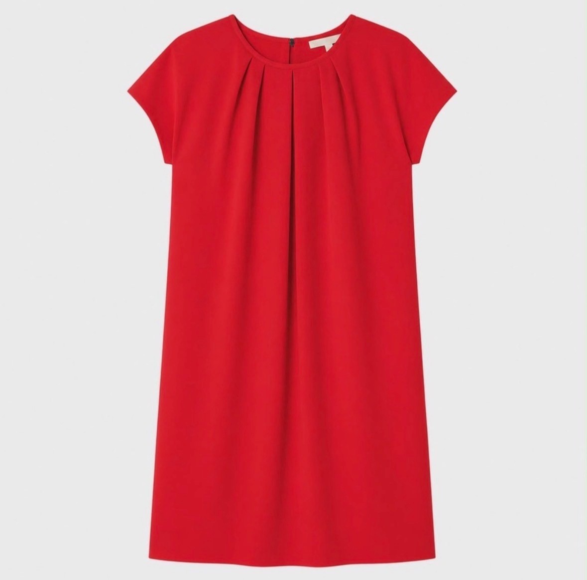 NWT Size 6. Kate Spade “Aladdin” Pink Pleated Cap-Sleeved Shift Dress