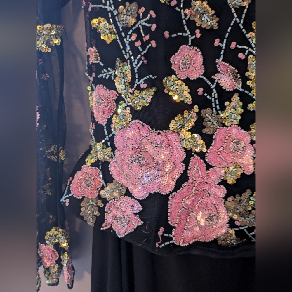 Cassandra Stone 8 Beaded Dress