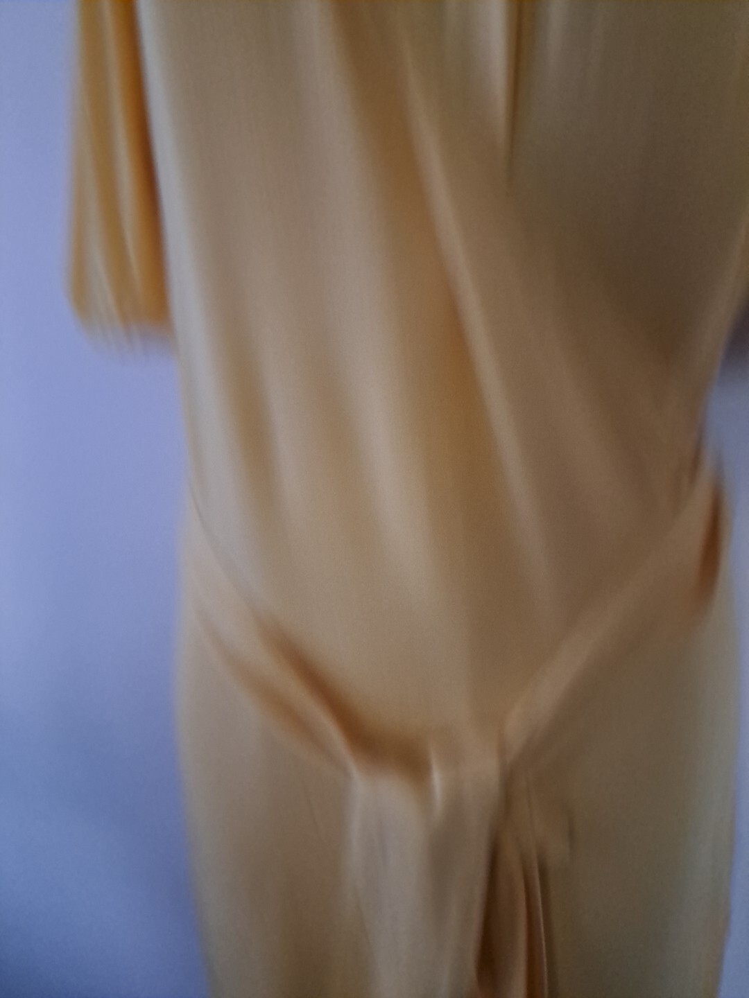 Goodthreads Women’s Mindi Wrap Fluid Twill Dress Light Yellow Size Small