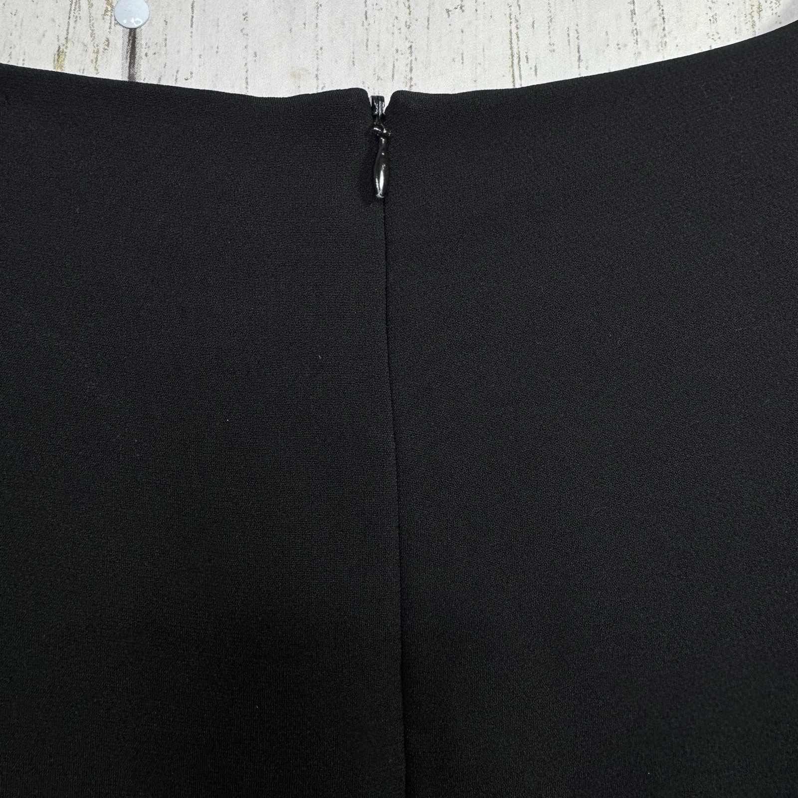 MM.LaFleur Black Sheath Dress 3X Minimalist Career Office Business Zip Back