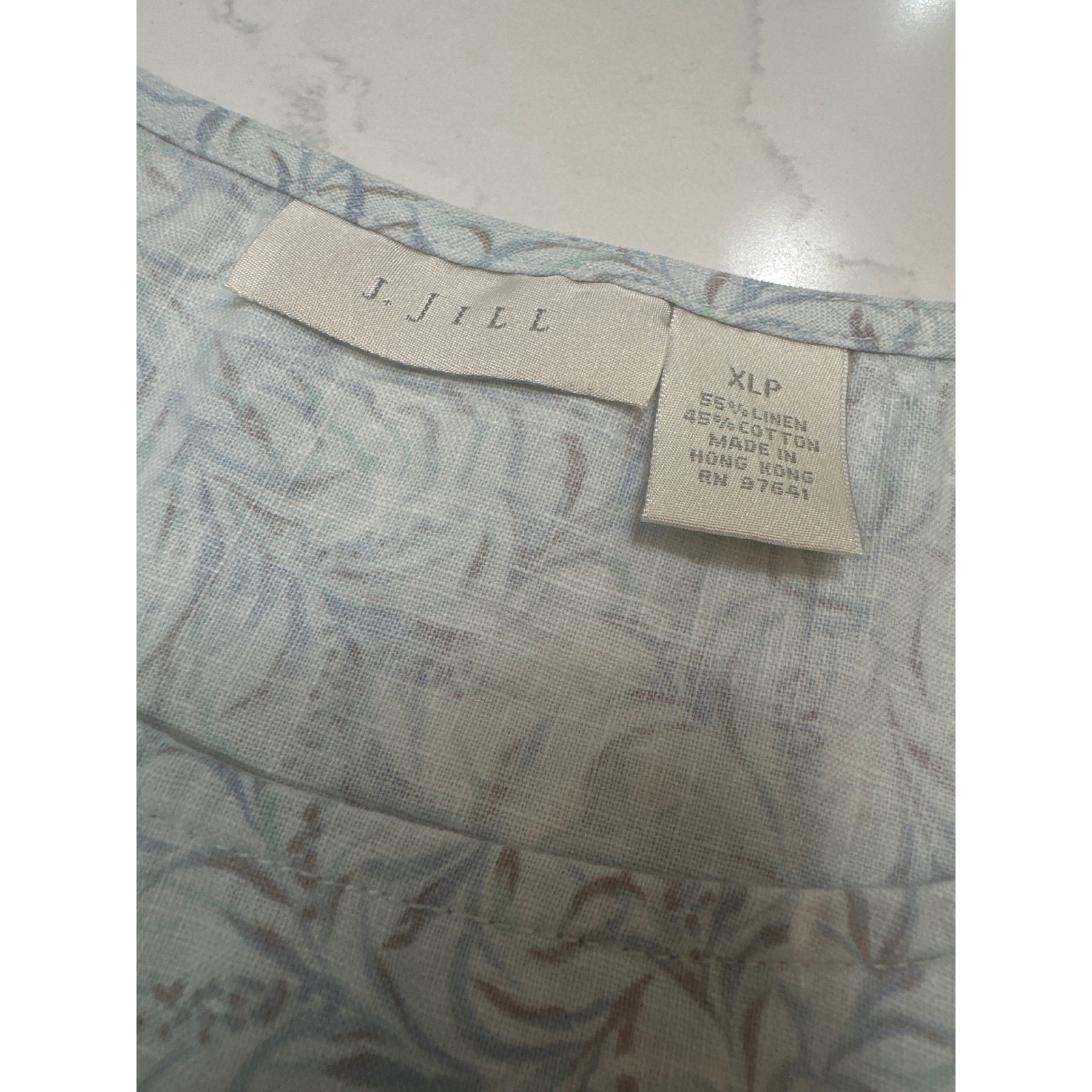 J. Jill A-Line Shift Dress XLP Chic Boho Party Vacation Coastal Cotton Linen