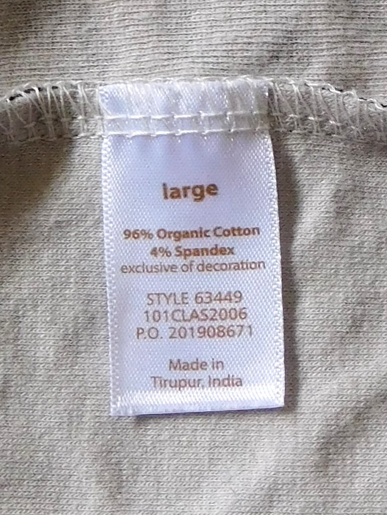 NWT Organic Cotton 3/4 Sleeve Snow Leopard Print Dress Large L stretch travel