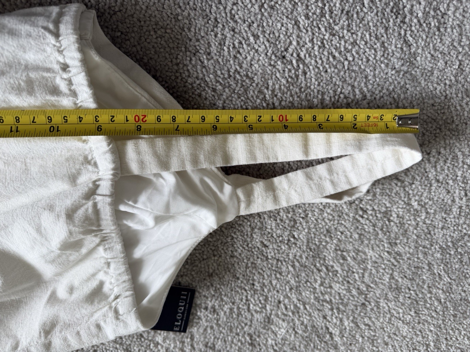 NWT Eloquii White Button Front Midi Dress Belted Tortoise Buckle Pockets Size 18
