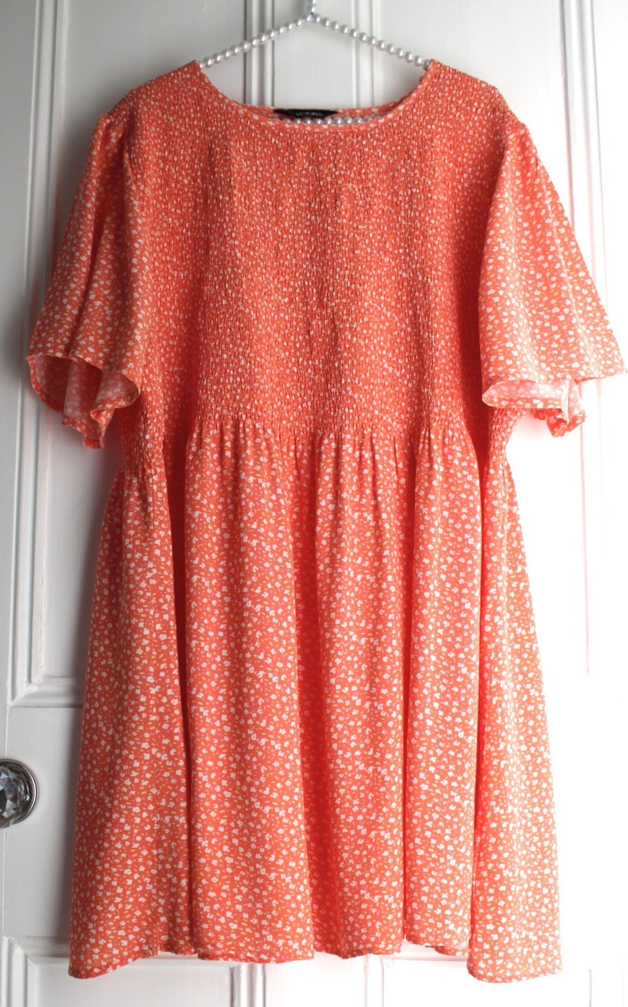 Oversized Orange & White Dress by YOURS 🧡Chic & Curvy🧡 Size 26-28 🧡🧡