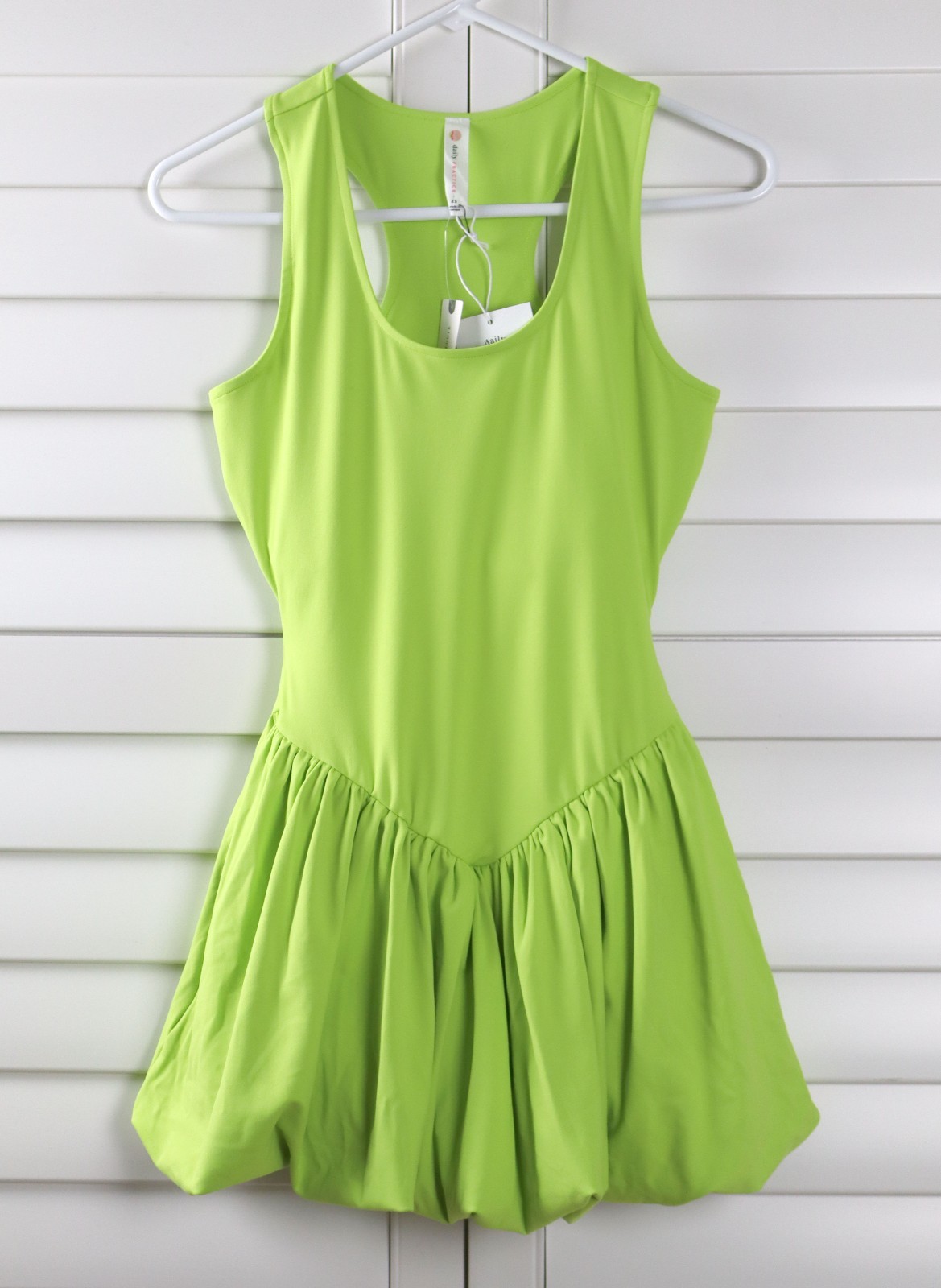 ANTHROPOLOGIE NWT $108 Daily Practice Stretch Bubble Athletic Dress Size Large