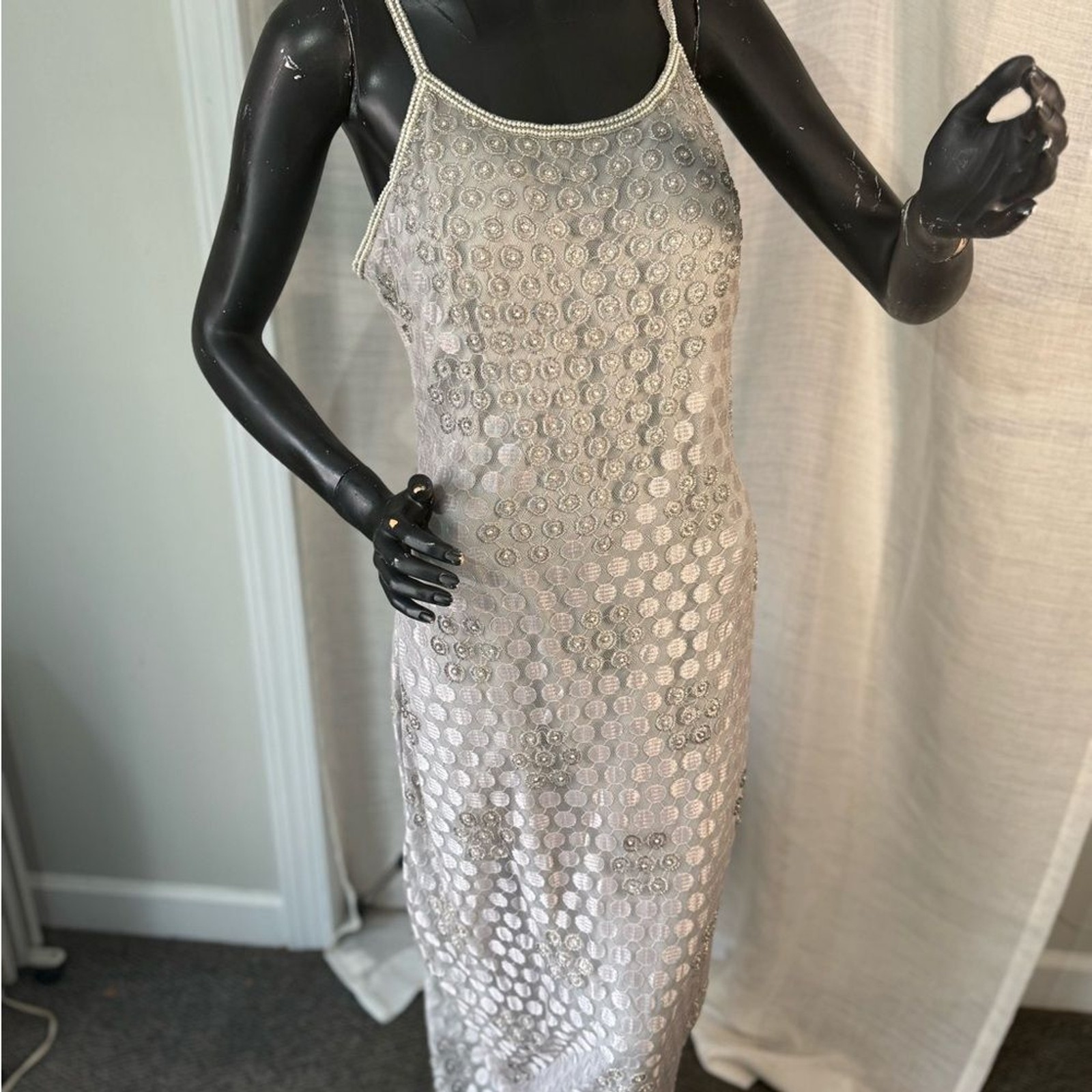 U&I Elegant Gray Dress NWT Size: M