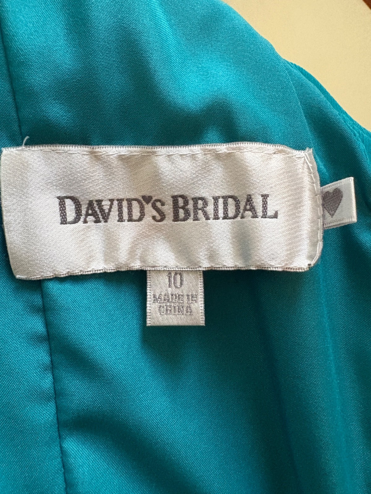David’s Bridal chiffon empire waist maxi formal dress NWT sz 10 Oasis