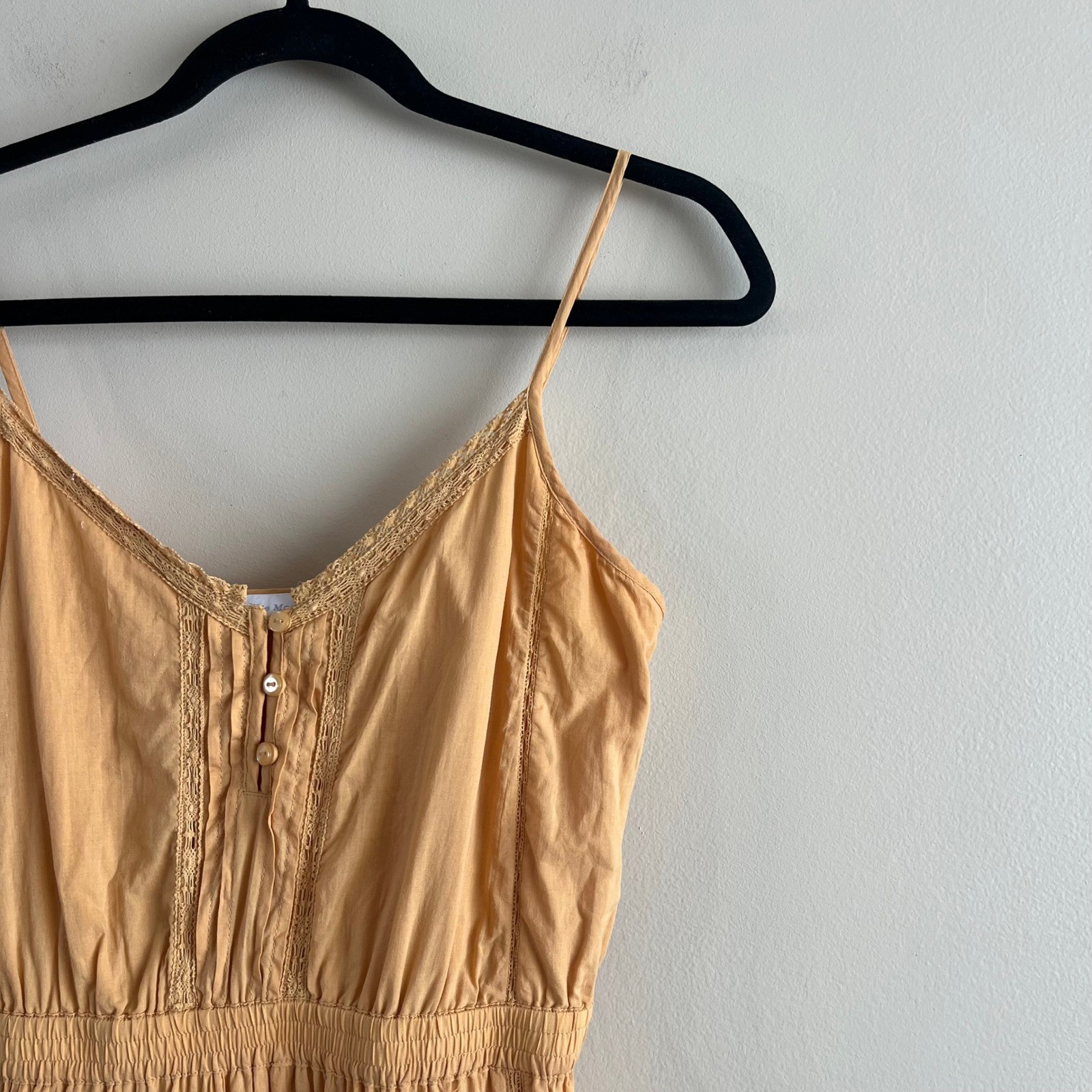 Aritzia Little Moon Marigold Tiered Lace Sundress Boho Midi Size S