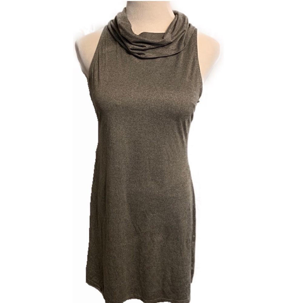 NEW! MinkPink Sleeveless Gray Cowl Neck Dress Sz M