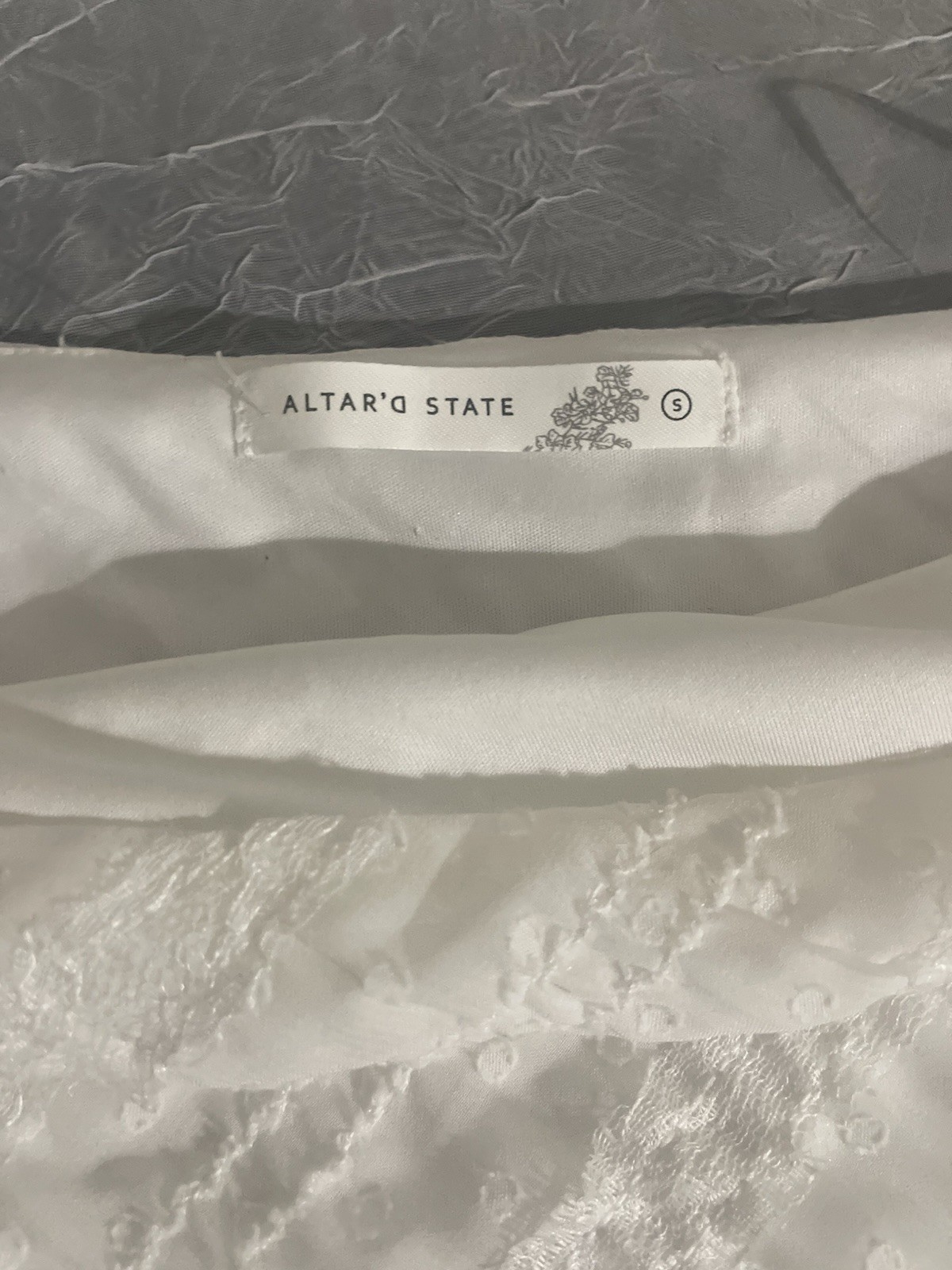 Altar’d State Strapless White Mini Maxi Dress Altar’d State Women Small