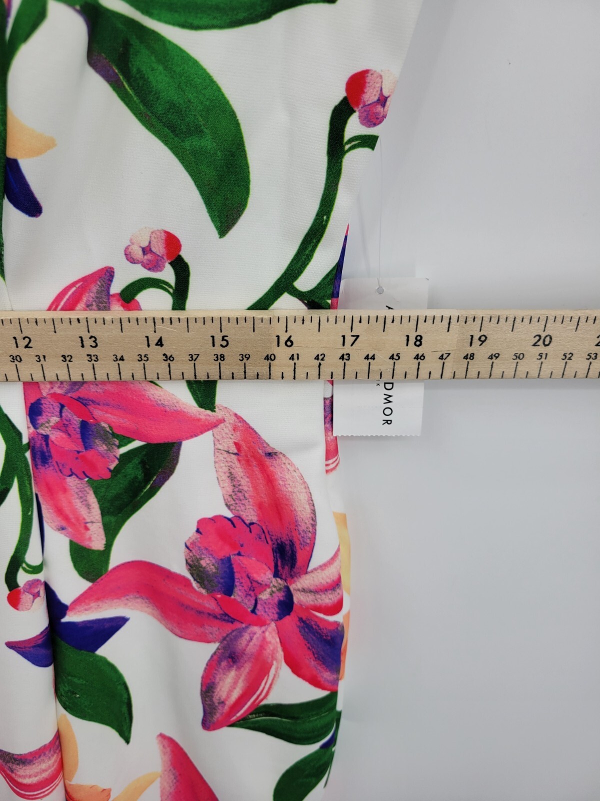 Alexia Admor Dress Womens Large Floral Cap Sleeve Scuba Hi Neck Artsy Sheath