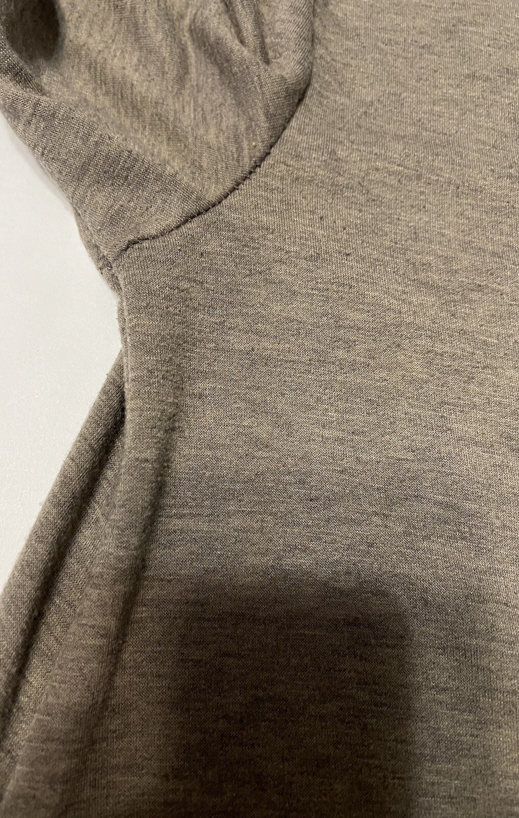 Lime & Chili Women’s Medium Long Sleeve Round Neck Heathered Tan Dress