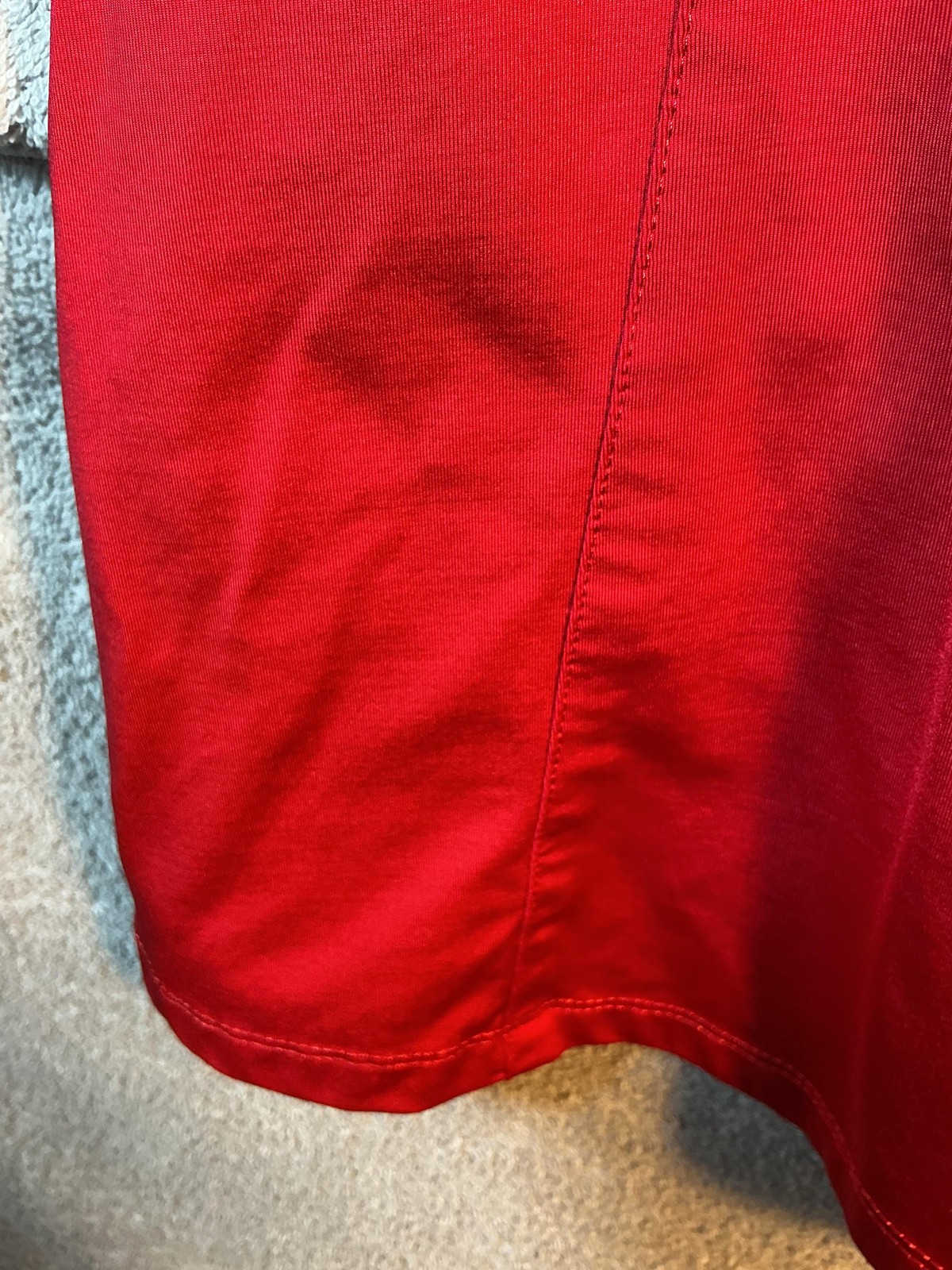 Tail Tank Dress Womens Medium Red Sleeveless V Neck Stretch Knit Golf Athletic